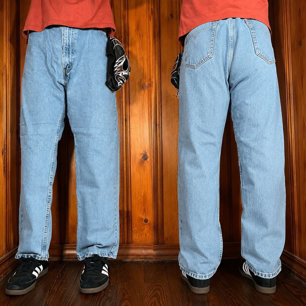 Levi's 42x30 Y2K 505 Jeans Light Wash Straight